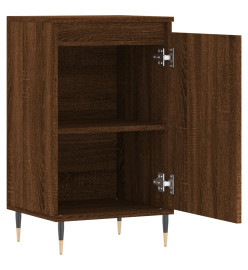 Buffet chêne marron 40x35x70 cm bois d'ingénierie