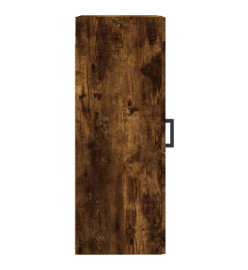 Armoire murale chêne fumé 34,5x34x90 cm bois d'ingénierie