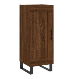 Buffet Chêne marron 34,5x34x90 cm Bois d'ingénierie