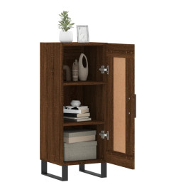 Buffet Chêne marron 34,5x34x90 cm Bois d'ingénierie