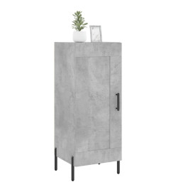 Buffet Gris béton 34,5x34x90 cm Bois d'ingénierie