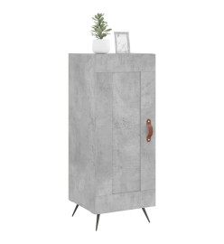 Buffet Gris béton 34,5x34x90 cm Bois d'ingénierie