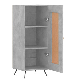 Buffet Gris béton 34,5x34x90 cm Bois d'ingénierie