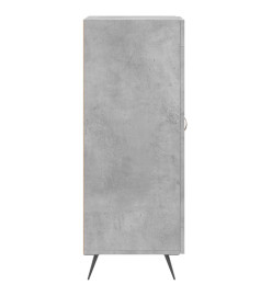 Buffet Gris béton 34,5x34x90 cm Bois d'ingénierie