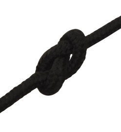 Corde de travail Noir 3 mm 250 m Polyester