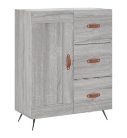 Buffet sonoma gris 69,5x34x90 cm bois d'ingénierie