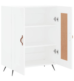 Buffet blanc 69,5x34x90 cm bois d'ingénierie