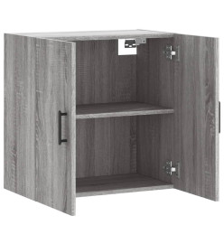 Armoire murale sonoma gris 60x31x60 cm bois d'ingénierie