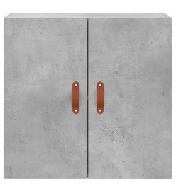 Armoire murale gris béton 60x31x60 cm bois d'ingénierie