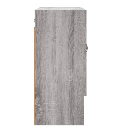 Armoire murale sonoma gris 60x31x70 cm bois d'ingénierie