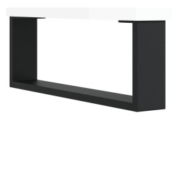 Meuble TV Blanc brillant 102x36x50 cm Bois d'ingénierie