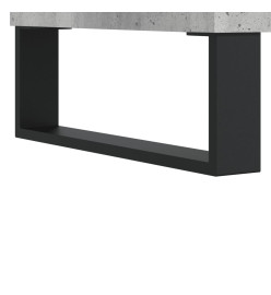 Buffet gris béton 34,5x32,5x90 cm bois d'ingénierie