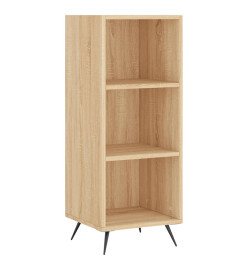 Armoire à étagères chêne sonoma 34,5x32,5x90 cm bois ingénierie