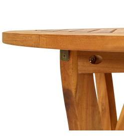 Ensemble de salle à manger de jardin 5 pcs Marron