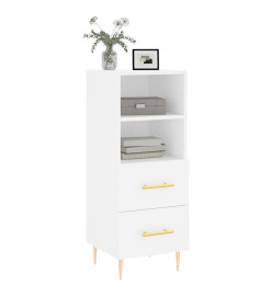 Buffet blanc 34,5x34x90 cm bois d'ingénierie