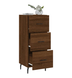 Buffet Chêne marron 34,5x34x90 cm Bois d'ingénierie