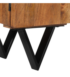 Meuble TV 140x30x46 cm Bois massif de manguier