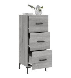 Buffet Sonoma gris 34,5x34x90 cm Bois d'ingénierie