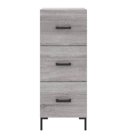 Buffet Sonoma gris 34,5x34x90 cm Bois d'ingénierie