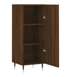 Buffet Chêne marron 34,5x34x90 cm Bois d'ingénierie