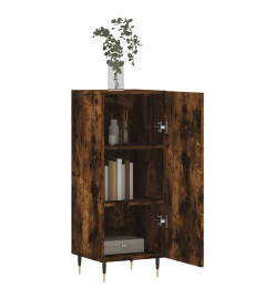 Buffet Chêne fumé 34,5x34x90 cm Bois d'ingénierie