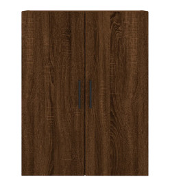 Armoire murale chêne marron 69,5x34x90 cm