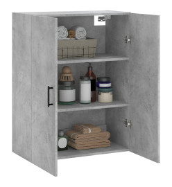 Armoire murale gris béton 69,5x34x90 cm