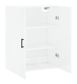 Armoire murale blanc brillant 69,5x34x90 cm