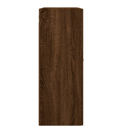 Armoire murale chêne marron 69,5x34x90 cm