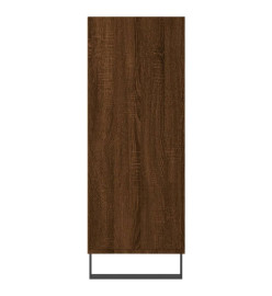 Armoire à étagères chêne marron 69,5x32,5x90 cm bois ingénierie