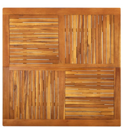 Ensemble de salle à manger de jardin 5 pcs Marron