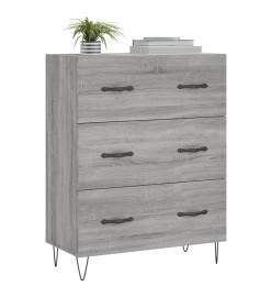 Buffet sonoma gris 69,5x34x90 cm bois d'ingénierie