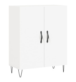 Buffet blanc 69,5x34x90 cm bois d'ingénierie