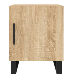 Table de chevet chêne sonoma 40x40x50 cm bois d’ingénierie