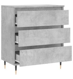 Buffet Gris béton 60x35x70 cm Bois d'ingénierie