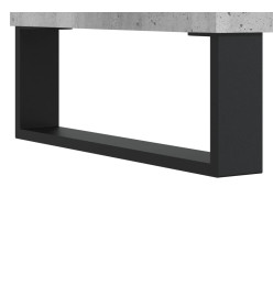 Buffet gris béton 103,5x35x70 cm bois d'ingénierie