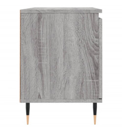 Meuble TV sonoma gris 104x35x50 cm bois d'ingénierie