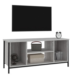 Meuble TV sonoma gris 102x35x45 cm bois d'ingénierie