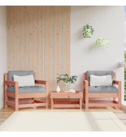 Chaises de jardin avec coussins lot de 2 bois massif douglas