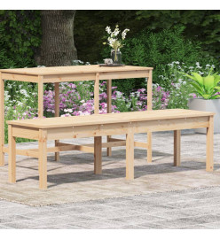 Banc de jardin à 2 places 159,5x44x45 cm bois massif de pin