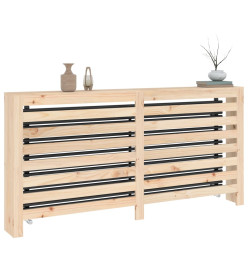 Cache-radiateur 169x19x84 cm Bois massif de pin