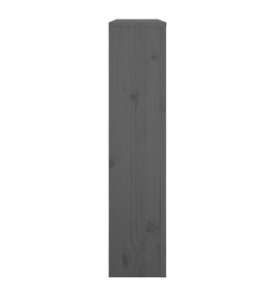 Cache-radiateur Gris 79,5x19x84 cm Bois massif de pin