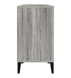 Meuble d'évier sonoma gris 80x33x60 cm bois d'ingénierie