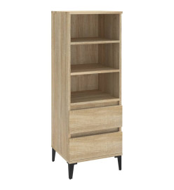 Buffet haut Chêne sonoma 40x36x110 cm Bois d'ingénierie