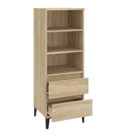 Buffet haut Chêne sonoma 40x36x110 cm Bois d'ingénierie