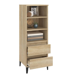 Buffet haut Chêne sonoma 40x36x110 cm Bois d'ingénierie