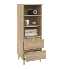 Buffet haut Chêne sonoma 40x36x110 cm Bois d'ingénierie