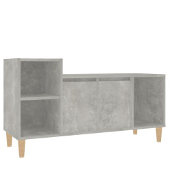 Meuble TV Gris béton 100x35x55 cm Bois d'ingénierie