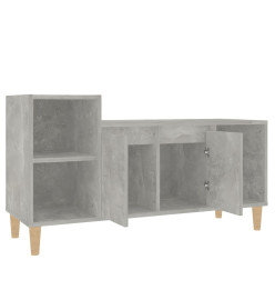 Meuble TV Gris béton 100x35x55 cm Bois d'ingénierie