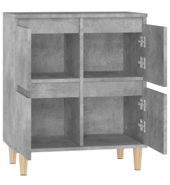 Buffet Gris béton 60x35x70 cm Bois d'ingénierie